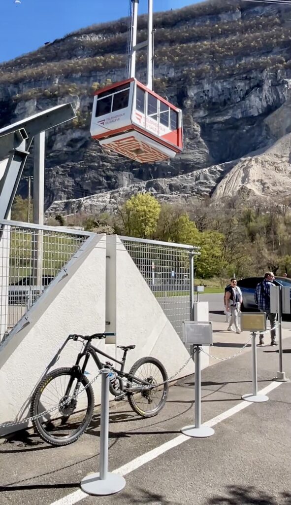 Salève Cable Car mountain biking